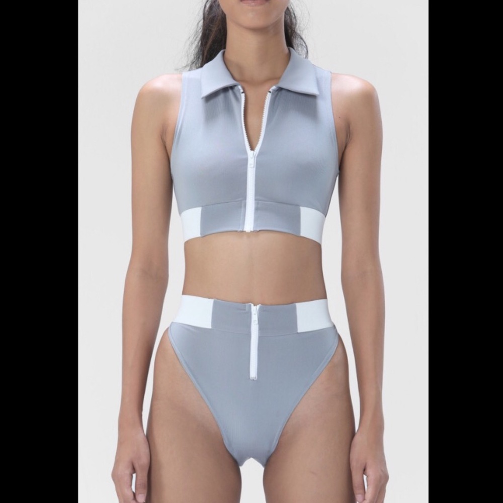 Nun Bangkok Orion high cut out waist swim set XS